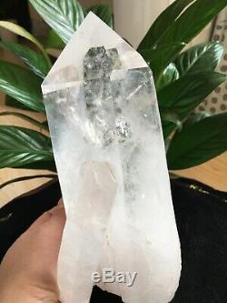 5.99lb Superior Large Natural White Quartz Crystal Cluster Healing Specimen g64