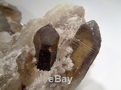 5 lb. 100%Natural SMOKY CITRINE QUARTZ Crystal Cluster mineral Specimen Healing