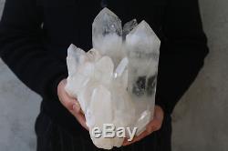 5040g(11.1lb) Natural Beautiful Clear Quartz Crystal Cluster Tibetan Specimen