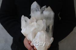 5040g(11.1lb) Natural Beautiful Clear Quartz Crystal Cluster Tibetan Specimen