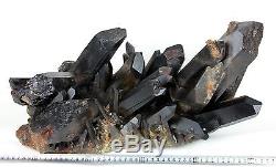 51.04lb Huge NATURAL Beautiful Black Quartz Crystal Cluster Specimen Rare