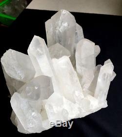 5180g Natural clear beautiful quartz crystal cluster specimens C417