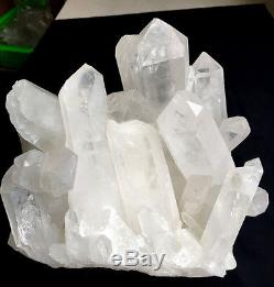 5180g Natural clear beautiful quartz crystal cluster specimens C417