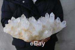 5300g Natural Beautiful Clear Quartz Crystal Cluster Tibetan Specimen B842