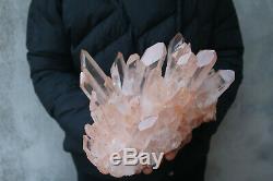 5560g(12.2lb) Natural Beautiful Clear Quartz Crystal Cluster Tibetan Specimen