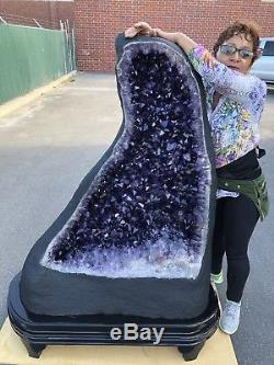 58 858 LBS Qual AAA AMETHYST Geode Quartz Crystal Cluster Cathedral Specimen