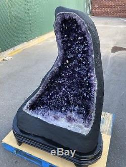 58 858 LBS Qual AAA AMETHYST Geode Quartz Crystal Cluster Cathedral Specimen