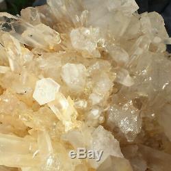 5810g Huge Natural Clear White Quartz Crystal Cluster Rough Healing Specimen