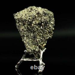 592g Natural Raw Pyrite Crystal Quartz Cluster Mineral Specimen Decoration Gift