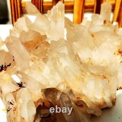 6.11LB Natural white crystal cluster single point mineral specimen Reiki Healing