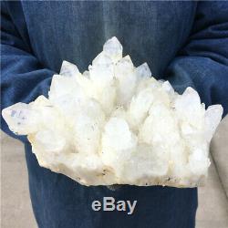 6.1LB Natural Clear Quartz Cluster Mineral specimen Crystal point Healing MDB463