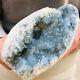 6.33lb Natural Blue Celestite Geode Quartz Crystal Mineral Specimen Healing