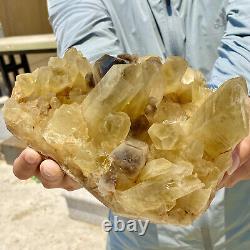 6.3lb Natural Citrine cluster mineral specimen quartz crystal healing-A708