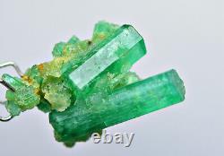 6.40 Ct. Full Terminated Transparent Panjsher Emerald Crystals Bunch @Afg