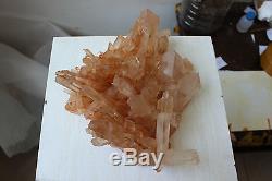 6.40lbs natural citrine quartz crystal cluster specimen