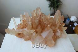 6.40lbs natural citrine quartz crystal cluster specimen