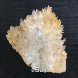 6.4LB Large Nature Clear Crystal Quartz Cluster Point Specimen Reiki Healing 19