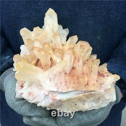 6.5LB Natural Clear Quartz Cluster Crystal Mineral specimen healing YZ1036-IA-6