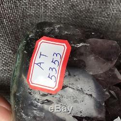 6.77LB Natural Amethyst geode quartz cluster crystal specimen healing AT5353
