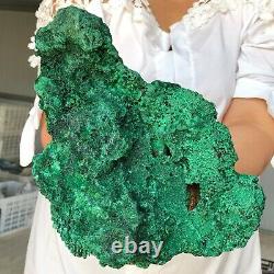 6.7LB A Grade Natural velet Green Malachite cluster Mineral specimen Congo V970