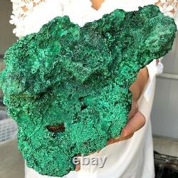 6.7LB A Grade Natural velet Green Malachite cluster Mineral specimen Congo V970