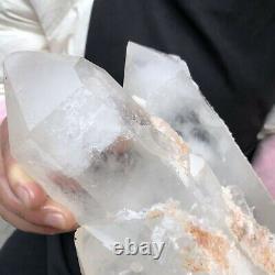 6.84LB Natural Transparent White Quartz Crystal Cluster Specimen Healing 460