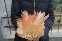 6050g(13.3lb) Natural Beautiful Clear Quartz Crystal Cluster Tibetan Specimen