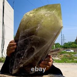 62.17LB Natural Citrine backbone cluster mineral specimen quartz crystal healing