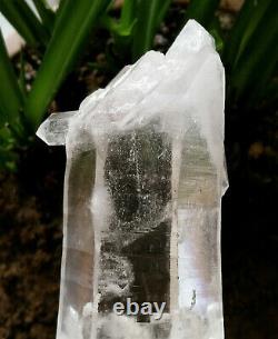 622g Amazing Natural Water Clear Cluster Growth On Double Terminated Quartz