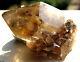 63.5 Gram Water Clear Quartz Cluster With Golden Rutile Inclusions. Brazil