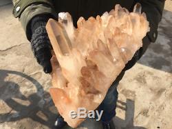 6585g Large natural quartz gemtstone crystal cluster point specimen reiki heali