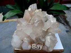 67.4lb HUGE NATURAL Clear quartz crystal cluster point Specimens