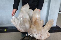 67900g(149.6lb) Natural Beautiful Clear Quartz Crystal Cluster Tibetan Specimen