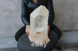 6840g(15lb) Natural Beautiful Clear Quartz Crystal Cluster Tibetan Specimen