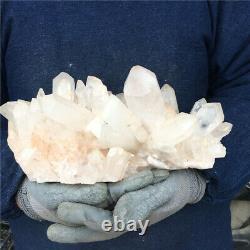 7.15LB Natural Clear Quartz Cluster Crystal Mineral specimen healing YZ1090-IA-A