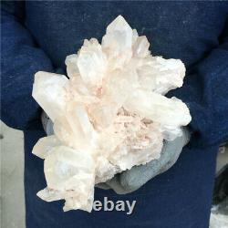 7.15LB Natural Clear Quartz Cluster Crystal Mineral specimen healing YZ1090-IA-A