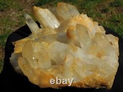7.2 LB Natural Clear White Quartz Crystal Cluster Mineral Specimens