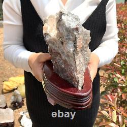 7.2 LB Natural calcite quartz cluster crystal mineral specimen healing+bass DQ28