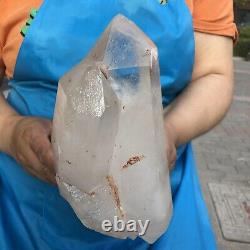 7.32LB Large Natural White Quartz Crystal Cluster Rough Specimen Healing Stone