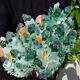 7.34lb New Find Green Phantom Quartz Crystal Cluster Mineral Specimen Healing