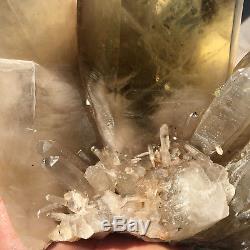 7.83LB Natural citrine cluster quartz specimen crystal point healing TT31