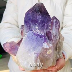 7.8LB Uruguay Natural Amethyst Quartz Crystal Cluster Mineral Healing F974