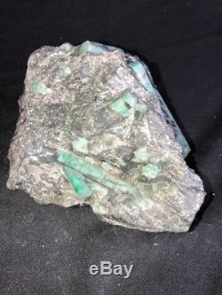 7 Emerald Natural Rough Raw Crystal Quartz Cluster Specimen Brazil