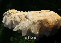 7 LB Natural White Quartz Crystal Cluster Mineral Specimen Healing