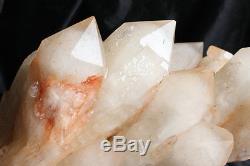 71.1LB Large Natural Raw White Clear Quartz Crystal Cluster Points from Tibetan