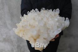 7360g Natural Beautiful Clear Quartz Crystal Cluster Tibetan Specimen B847