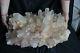 77.6lb 35.25kg Huge Natural White Clear Quartz Crystal Cluster Points Raw Stone
