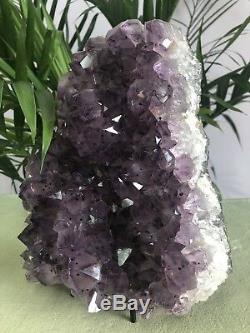 8.5 Large Amethyst Geode Crystal Quartz Druze Specimen Amethyst Cluster Chakra