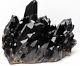 8.7ib Aaa+++ Rare Clear Natural Beautiful Black Quartz Crystal Cluster Specimen