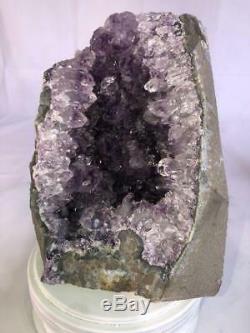 8 Qual. Aaa Methyst Cathedral Geode Crystal Quartz Natural Cluster Specimen